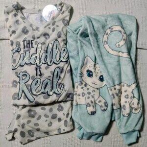 NEW-3pc animal print pajama set